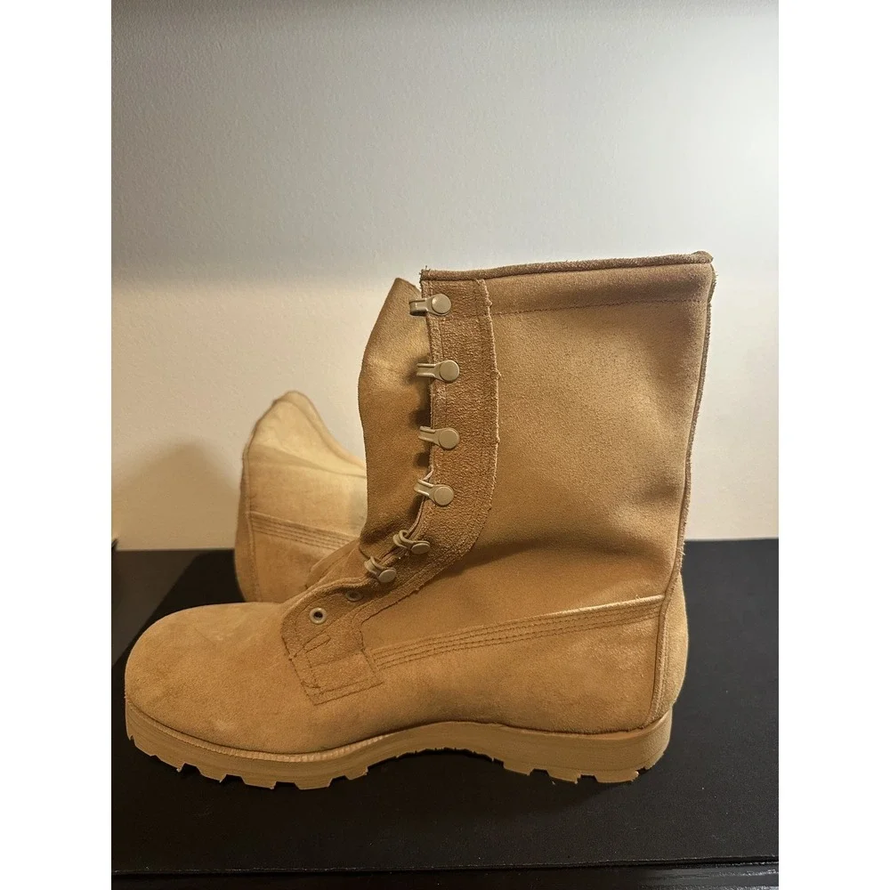 Belleville Military Combat Boot Mens 12.5 Tan Gore-Tex Vibram NWT W/ LINERS